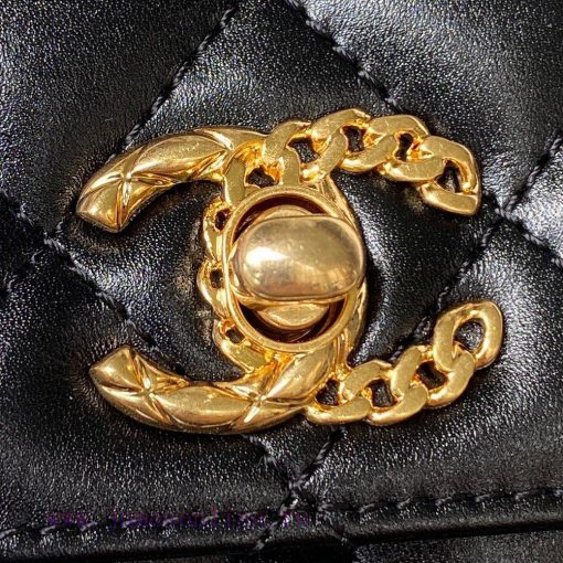 Chanel Bag Chanel 23B new handle AS4306 leather chain and diamond patterned mandarin duck bu erozz8qi - Image 4