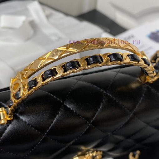 Chanel Bag Chanel 23B new handle AS4306 leather chain and diamond patterned mandarin duck bu erozz8qi - Image 5