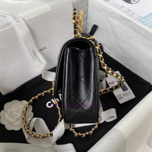 Chanel Bag Chanel 23B new handle AS4306 leather chain and diamond patterned mandarin duck bu erozz8qi - Image 7