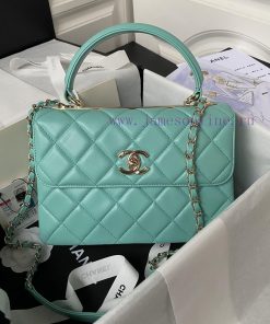 Chanel Bag Chanel Trendy 24C AS92236 CC controller model has made a comeback with its classi osz0nnha