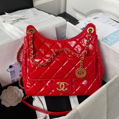 Chanel Bag Medium Chanel ️ 23B ️ AS4322 Oil Wax Leather Hobo Sitting Stable Shoulder Bag is us6o9snu - Image 2