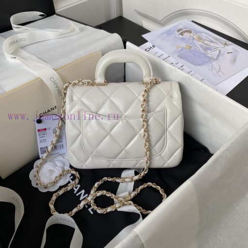 Chanel Bag The new Chanel 24c AS4543 handle cover is wrapped in oil wax leather, with a glos ie4s2xu7 - Image 3