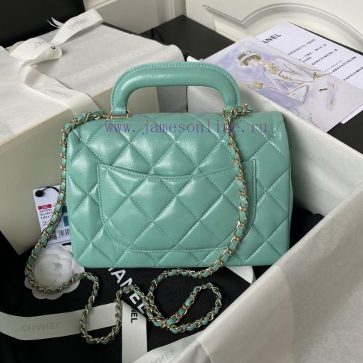 Chanel Bag Chanel's new AS4544 handle cover is wrapped in oil and wax, with a glossy and sof 1xm285va - Image 3
