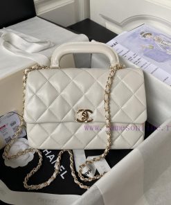 Chanel Bag Chanel's new AS4544 handle cover is wrapped in oil and wax, with a glossy and sof yvtbymd1