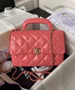 Chanel Bag Chanel's new AS4544 handle cover is wrapped in oil and wax, with a glossy and sof 5znucvrq