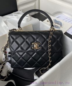 Chanel Bag Chanel Trendy 24C AS92236 CC controller model has made a comeback with its classi ulsa3dl7