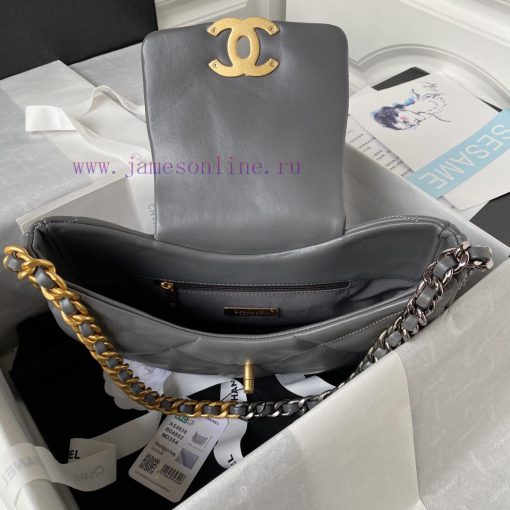 Chanel Bag Chanel 24c 19 Series AS4638Underarm bag with classic black and red fabric, lined cu7qpmvp - Image 8