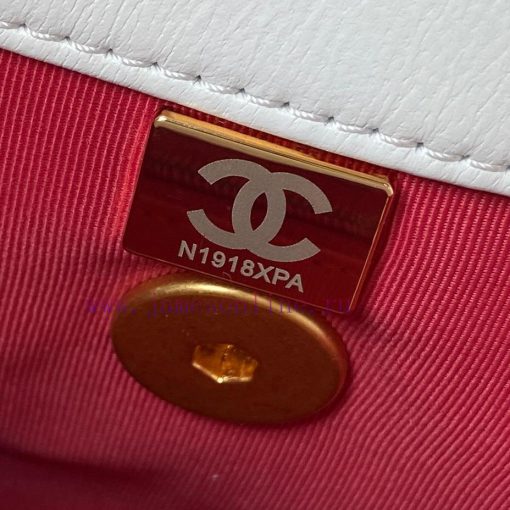 Chanel Bag Chanel 24c 19 Series AS4638Underarm bag with classic black and red fabric, lined ab501vsl - Image 9