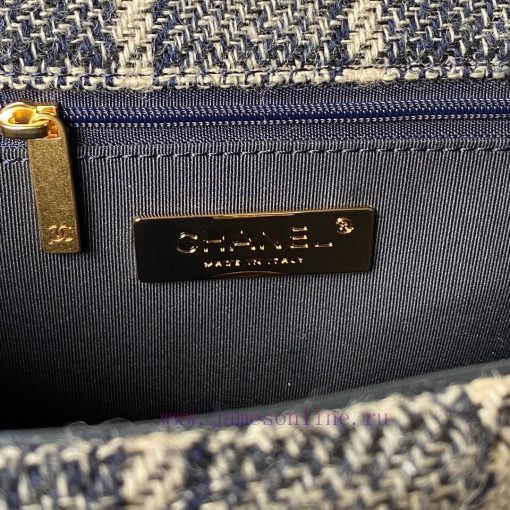 Chanel Bag Chanel Autumn/Winter Collection 19bagPlant grass in seconds 〰️ AS1160/1161 woolen t1s44f9c - Image 9