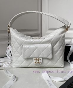 Chanel Bag Chanel's new hippie hobo AS4347 calf leather material exudes infinite delicacy an 9tlbizlt