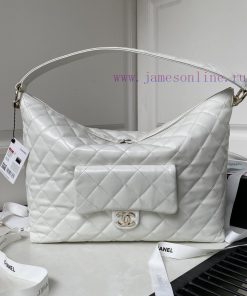 Chanel Bag Chanel's new hippie hobo AS4339 calf leather material exudes infinite delicacy an 7cpetp3s