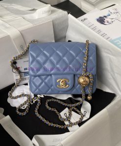 Chanel Bag   ⏩ Chanelas1786 popular metal CF mini mouth cover bag with a small golden ball a 959v3p7z