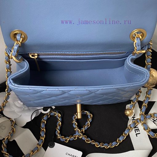 Chanel Bag   ⏩ Chanelas1786 popular metal CF mini mouth cover bag with a small golden ball a 959v3p7z - Image 8