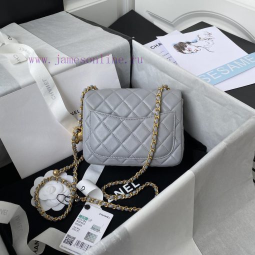 Chanel Bag   ⏩ Chanelas1786 popular metal CF mini mouth cover bag with a small golden ball a 2aespp9e - Image 3