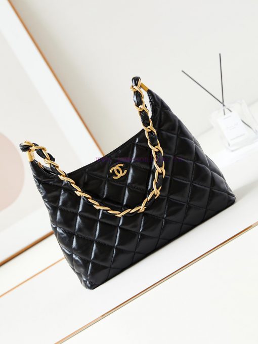 Chanel Bag 24A Advanced Handicraft Workshop Series HoboOil wax lambskin, large vintage distr b7rwm1mw
