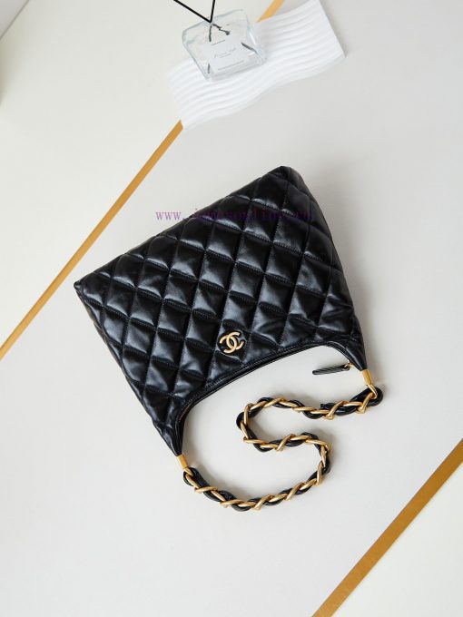 Chanel Bag 24A Advanced Handicraft Workshop Series HoboOil wax lambskin, large vintage distr b7rwm1mw - Image 8