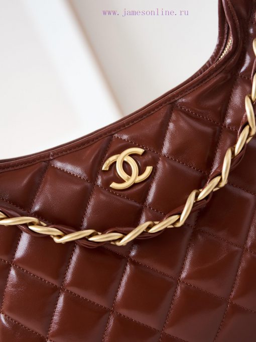 Chanel Bag 24A Advanced Handicraft Workshop Series HoboOil wax lambskin, large vintage distr 219sp3lx - Image 3