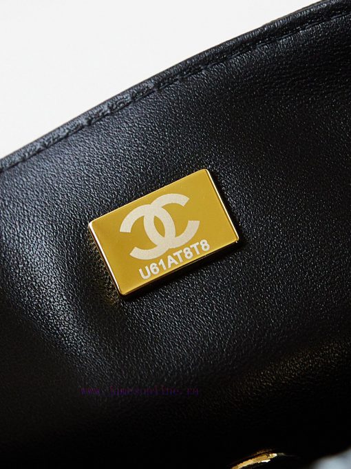 Chanel Bag 24s black and white letter printed CF, the more exquisite it looks, wowThe unique 0rv8di5c - Image 10
