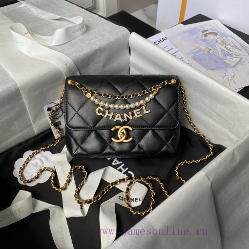 Chanel Bag Chanel 24A Handmade Visit Series AS4986The pearl chain letter pendant sheepskin t dbrvlw0l - Image 2
