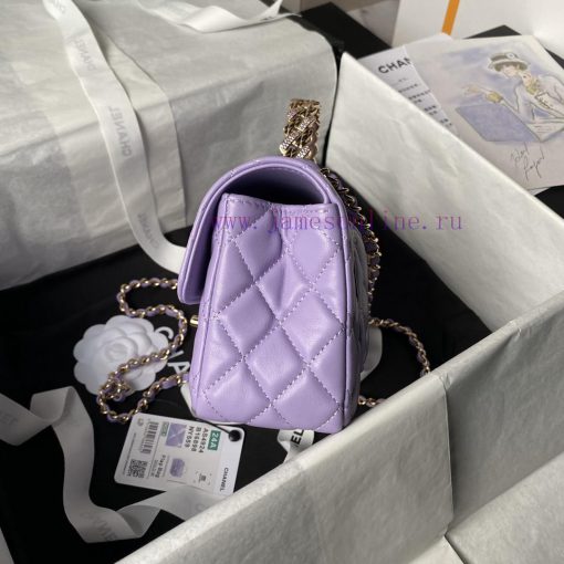 Chanel Bag The Chanel 24A CF mini has such a beautiful appearance, AS4924The gentle texture 2wxjubni - Image 6