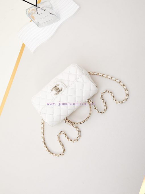 Chanel Bag The appearance of the 24A CF mini is truly stunningThe gentle texture and elegant 7u1c88fu - Image 7