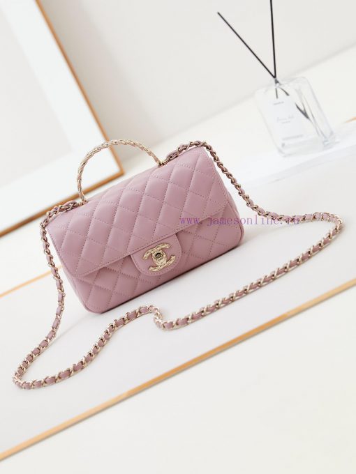 Chanel Bag The appearance of the 24A CF mini is truly stunningThe gentle texture and elegant b0jh5fht