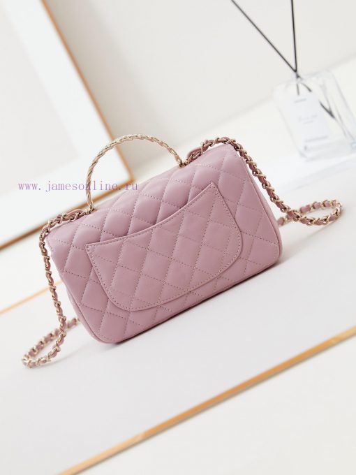 Chanel Bag The appearance of the 24A CF mini is truly stunningThe gentle texture and elegant b0jh5fht - Image 6