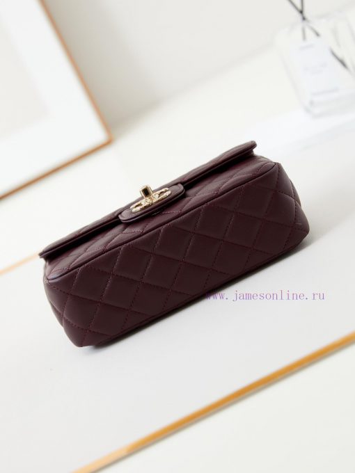 Chanel Bag The appearance of the 24A CF mini is truly stunningThe gentle texture and elegant d316flp2 - Image 7