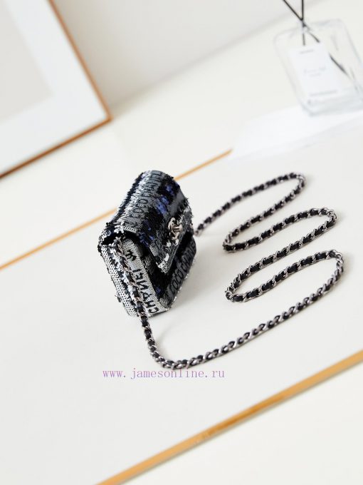 Chanel Bag 24A blue letter glitter cfminiToday, let's have a fragrant spring scentChanel 22s 239x67kh - Image 4