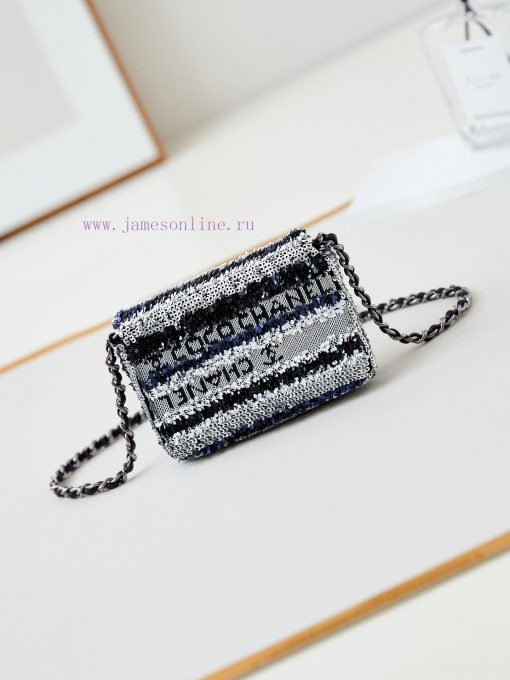 Chanel Bag 24A blue letter glitter cfminiToday, let's have a fragrant spring scentChanel 22s 239x67kh - Image 6