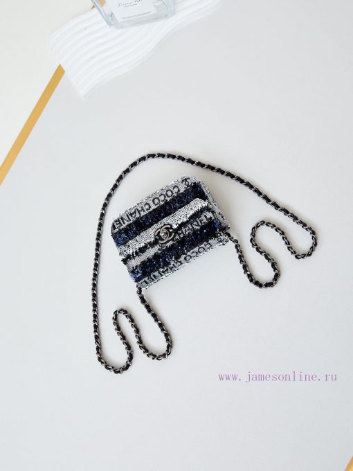 Chanel Bag 24A blue letter glitter cfminiToday, let's have a fragrant spring scentChanel 22s 239x67kh - Image 8