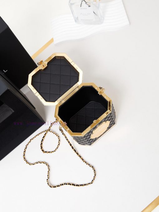Chanel Bag The 24A collection series tea can small box bag has exquisite craftsmanship and e 00ystwhl - Image 8