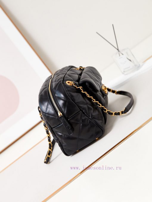 Chanel Bag The new 24B bowling oil cured tire cow front chain has a tightened corns, combine u7ozizhs - Image 4