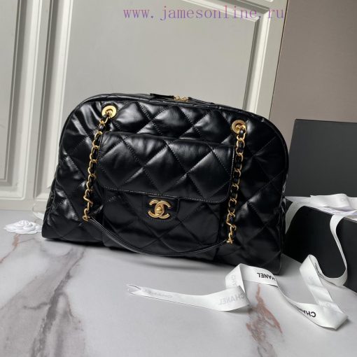 Chanel Bag Chanel 24A Bowling Ball Super Stylish AS4812 Oil Wax Leather with Classic Retro C 6op62t9j - Image 2