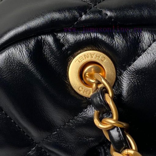 Chanel Bag Chanel 24A Bowling Ball Super Stylish AS4812 Oil Wax Leather with Classic Retro C 6op62t9j - Image 5
