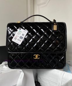 Chanel Bag 22K new backpack AS3662 patent leather in stockThe happiness value is full, and t 35veb2bf