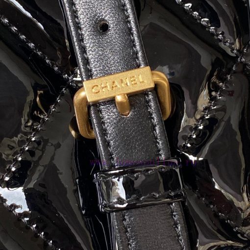 Chanel Bag 22K new backpack AS3662 patent leather in stockThe happiness value is full, and t 35veb2bf - Image 8