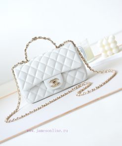 Chanel Bag The gloss and texture of the 23k new handle CF mini sheepskin are really great. T kfhx1355