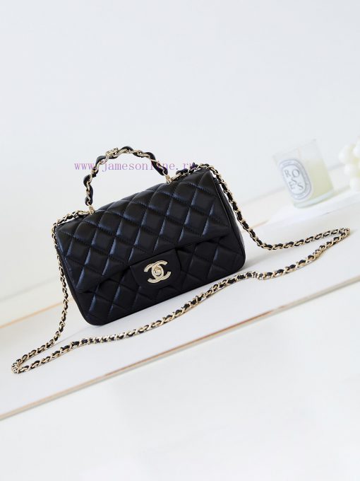 Chanel Bag The gloss and texture of the 23k new handle CF mini sheepskin are really great. T ge8c363i - Image 2