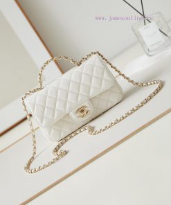 Chanel Bag 23A diamond handle cfmini has been released in advance and receivedThe most grand qqgmzkds