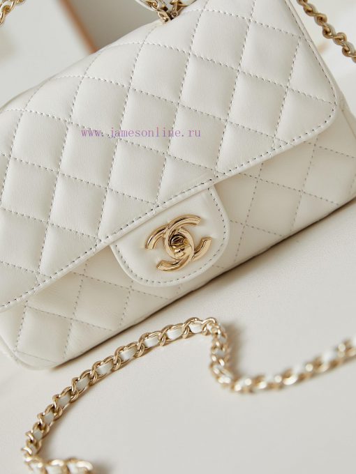 Chanel Bag 23A diamond handle cfmini has been released in advance and receivedThe most grand qqgmzkds - Image 3