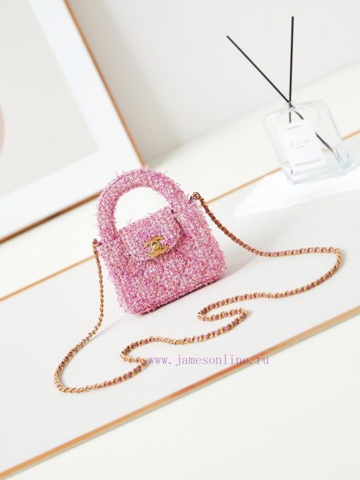 Chanel Bag 23K Kelly Handle Bag MiniFashion is a cycle, and the popular vintage Kelly has be xam48r5a