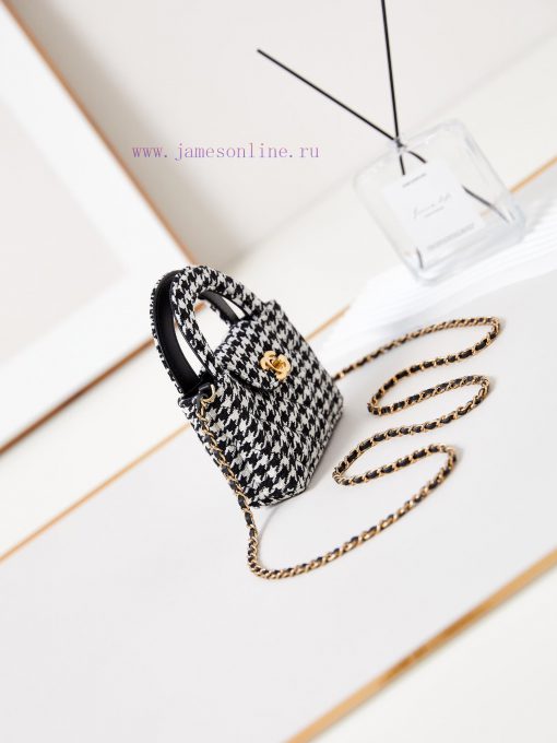 Chanel Bag 23K Kelly Handle Bag with Thousand Bird Grid Mini EditionFashion is a cycle, and o59t1299 - Image 4