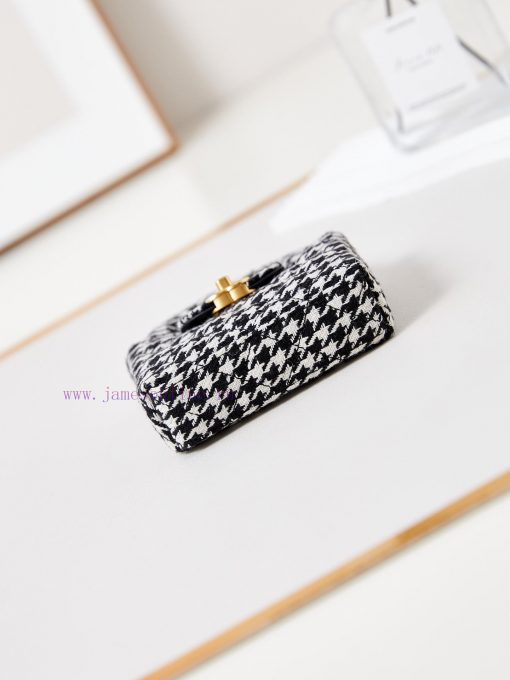 Chanel Bag 23K Kelly Handle Bag with Thousand Bird Grid Mini EditionFashion is a cycle, and o59t1299 - Image 7
