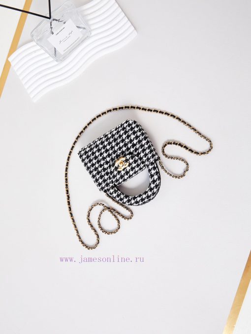Chanel Bag 23K Kelly Handle Bag with Thousand Bird Grid Mini EditionFashion is a cycle, and o59t1299 - Image 8