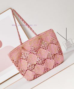 Chanel Bag  CHANEL COCO BEACH BAGHollow out design&Lafite grass weavingSize 34.5-51-14.5Styl d54k34xk