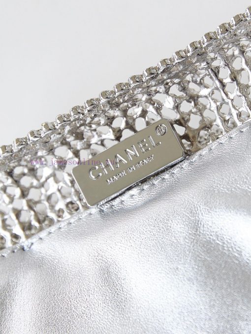 Chanel Bag 24s mini rhinestone bag22bag Heavy duty Box Evening Bag ️Get it ️ Silver DiamondS 9in0qebg - Image 9