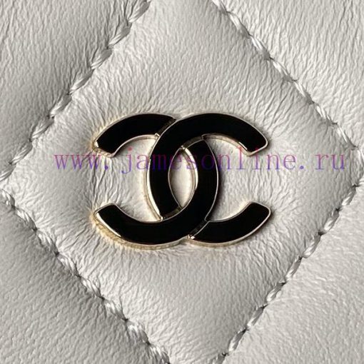 Chanel Bag Sheepskin: Chanel 24s Shell Bag A4000 Small and beautiful shell bag is like a swe khbx3ufc - Image 4