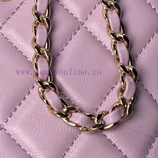 Chanel Bag Sheepskin: Chanel 24s Shell Bag A4000 Small and beautiful shell bag is like a swe i0dy6qjg - Image 5