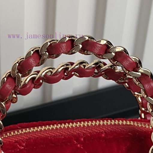 Chanel Bag Chanel 24B Autumn/Winter New Product: Woolen Glitter Shell Box Bag A3354, with a c9y7y6qy - Image 5